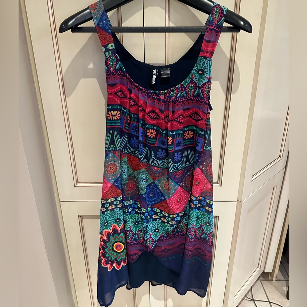 Desigual Multicolor Floral Dress